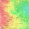 Xallitic topographic map, elevation, terrain