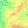 Widzew topographic map, elevation, terrain