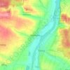 Hienheim topographic map, elevation, terrain