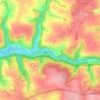 Drawbridge topographic map, elevation, terrain