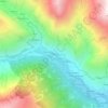 Casetti topographic map, elevation, terrain