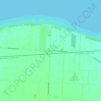 Stoney Point topographic map, elevation, terrain