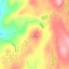 Lookout topographic map, elevation, terrain