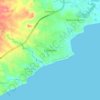 Coronado topographic map, elevation, terrain