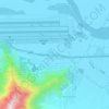 Orag topographic map, elevation, terrain