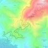 Kinwani topographic map, elevation, terrain