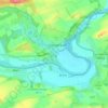 Lees Stables topographic map, elevation, terrain
