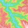 Conques topographic map, elevation, terrain