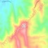 Mount Richardson topographic map, elevation, terrain