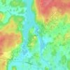 Lugnet topographic map, elevation, terrain