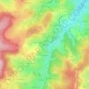 Les Jolivets topographic map, elevation, terrain