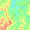 Mekarsari topographic map, elevation, terrain