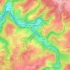 Hengsten topographic map, elevation, terrain