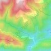 Les Avens topographic map, elevation, terrain