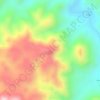 La Tuna topographic map, elevation, terrain
