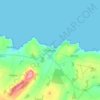 Portsoy topographic map, elevation, terrain