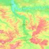 Rivne topographic map, elevation, terrain