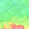 Canals topographic map, elevation, terrain