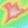 Knocknadobar topographic map, elevation, terrain