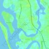 Punathil topographic map, elevation, terrain