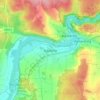 Staubing topographic map, elevation, terrain