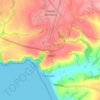Penycwm topographic map, elevation, terrain