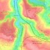 Les Chênes topographic map, elevation, terrain