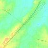 Muldoon topographic map, elevation, terrain