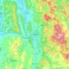 Rutland topographic map, elevation, terrain