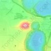 Cerro Motastepe topographic map, elevation, terrain