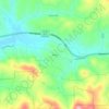 Hemp topographic map, elevation, terrain