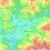 Dhading Besi topographic map, elevation, terrain