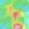 Buttu Lemo topographic map, elevation, terrain
