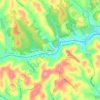 Hackett topographic map, elevation, terrain
