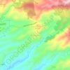 Palmarito topographic map, elevation, terrain