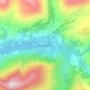 Kinlochleven topographic map, elevation, terrain