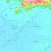 Khok Makok topographic map, elevation, terrain