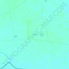 Kandal topographic map, elevation, terrain