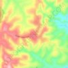 Mahenye topographic map, elevation, terrain