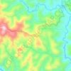 Nyaruguru topographic map, elevation, terrain