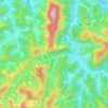 Paraju topographic map, elevation, terrain