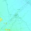 Battambang topographic map, elevation, terrain