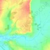 Calogne topographic map, elevation, terrain