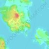 Lindby topographic map, elevation, terrain