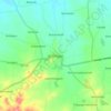 Channagiri topographic map, elevation, terrain