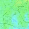 Phum Chamraeun Phal topographic map, elevation, terrain