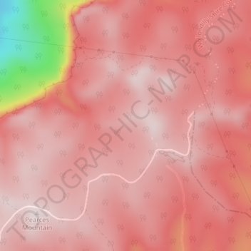 Kings Tableland topographic map, elevation, terrain