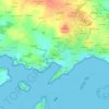 Rosclédan topographic map, elevation, terrain