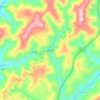 Dunham topographic map, elevation, terrain