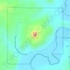 Devils Tower topographic map, elevation, terrain